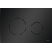 Клавіша змиву Tece Loop 9240925 (чорна матова), Колір виробника: чорний матовий, фото 