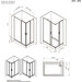 Душова кабіна Am.Pm Gem Square Slide W90UG-403-100280-MT (100x80 см, прозоре скло, профіль хром матовий), Доступні розміри: 100 x 80, Колір виробника: сатин (хром матовий), фото , изображение 9