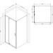 Душевая кабина Am.Pm Gem Square Pivot W90UG-404-9090-BT (90x90 см, стекло прозрачное, профиль черный матовый), Цвет производителя: черный матовый, фото 9
