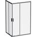 Душова кабіна Am.Pm Gem Square Slide W90UG-403-120290-BT (120x90 см, прозоре скло, профіль чорний матовий), Доступні розміри: 120 x 90, Колір виробника: чорний матовий, фото 