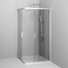 Душевая кабина Am.Pm Gem Square Slide W90UG-403-100100MT (100x100 см, стекло прозрачное, профиль матовый хром), Доступные размеры: 100 x 100, Цвет производителя: сатин (хром матовый), фото 7