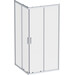 Душевая кабина Am.Pm Gem Square Slide W90UG-403-100100MT (100x100 см, стекло прозрачное, профиль матовый хром), Доступные размеры: 100 x 100, Цвет производителя: сатин (хром матовый), фото 