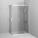 Душевая кабина Am.Pm Gem Square Slide W90UG-403-120280-MT (120x80 см, стекло прозрачное, профиль хром матовый), Доступные размеры: 120 x 80, Цвет производителя: сатин (хром матовый), фото 8