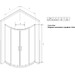 Душевая кабина Domospa by Ravak Slide SLCP4-90 (RKUC500027, 90x90 см, стекло прозрачное, профиль черный матовый), Цвет производителя: прозрачное стекло, отделка черная матовая, фото 8