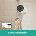 Душова система з термостатом Hansgrohe Pulsify S Showerpipe 260 1jet EcoSmart Chrome 24221000 (хром, з поличкою), Колір виробника: хром, фото , изображение 5