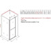 Душевая кабина Domospa by Ravak Elegance ESDPS-120/80 (RKUC500018, 120x80 см, стекло прозрачное, профиль хром), Доступные размеры: 120 x 80, Цвет производителя: прозрачное стекло, отделка хром, фото 9