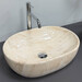 Умивальник VBI Modena S Beige Stone Glossy VBI-012007 (48x35 см, бежевий камінь глянсовий, чаша), Доступні розміри: 47 x 34, Колір виробника: бежевий камінь глянсовий, фото , изображение 2