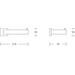 Тримач для туалетного паперу VBI Jupiter Black VBI-040612BL (чорний), Колір виробника: чорний, фото , изображение 2