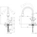 Кухонна мийка зі змішувачем Kroner KRG6350RHMC031GRASP016 (63x50 см, 3.0/1.0 мм, з коландером, дозатором та сифоном), фото , изображение 22