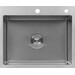 Кухонна мийка із змішувачем Kroner KRD6050HMBGRA43332C132GRASP016 (60x50 см, 2.5/0.5 мм, з дозатором, сифоном та сушаркою для посуду), фото , изображение 2