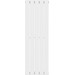 Вертикальный радиатор Navin Largo White 02-144062-3712 (37x120, белый глянцевый), Доступные размеры: 37 x 120, Цвет производителя: белый глянец, фото 