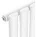Вертикальний радіатор Navin Ellipse White 02-145032-4818 (48x180, білий глянсовий), Колір виробника: білий глянець, фото , изображение 5