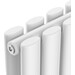 Вертикальный радиатор Navin Ellipse Double White 02-145033-4818 (48x180, белый глянцевый), Цвет производителя: белый глянец, фото 5