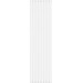 Вертикальный радиатор Navin Ellipse Double White 02-145033-4818 (48x180, белый глянцевый), Цвет производителя: белый глянец, фото 