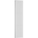 Вертикальный радиатор Navin Ellipse Double White 02-145033-4818 (48x180, белый глянцевый), Цвет производителя: белый глянец, фото 4