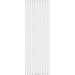 Вертикальний радіатор Navin Ellipse Double White 02-145133-6018 (60x180, білий глянсовий), Колір виробника: білий глянець, фото 