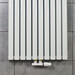 Вертикальний радіатор Navin Ellipse Double White 02-145133-6018 (60x180, білий глянсовий), Колір виробника: білий глянець, фото , изображение 2