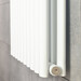 Вертикальний радіатор Navin Ellipse Double White 02-145133-6018 (60x180, білий глянсовий), Колір виробника: білий глянець, фото , изображение 3