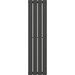 Вертикальный радиатор Navin Largo Black Matt 02-244062-3012 (30x120, черный муар), Доступные размеры: 30 x 120, Цвет производителя: черный муар, фото 