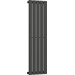 Вертикальный радиатор Navin Largo Black Matt 02-244062-3712 (37x120, черный муар), Доступные размеры: 37 x 120, Цвет производителя: черный муар, фото 3