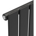 Вертикальный радиатор Navin Largo Black Matt 02-244062-4518 (45x180, черный муар), Доступные размеры: 45 x 180, Цвет производителя: черный муар, фото 5