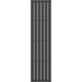 Вертикальный радиатор Navin Largo Black Matt 02-244062-4518 (45x180, черный муар), Доступные размеры: 45 x 180, Цвет производителя: черный муар, фото 