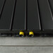 Вертикальний радіатор Navin Largo Double Black Matt 02-244163-4518 (45x180, чорний муар), Колір виробника: чорний муар, фото , изображение 4
