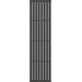 Вертикальний радіатор Navin Ellipse Black Matt 02-245032-4818 (48x180, чорний муар), Колір виробника: чорний муар, фото 