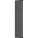 Вертикальний радіатор Navin Ellipse Black Matt 02-245032-4818 (48x180, чорний муар), Колір виробника: чорний муар, фото , изображение 4
