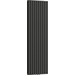 Вертикальный радиатор Navin Ellipse Double Black Matt 02-245133-6018 (60x180, черный муар), Цвет производителя: черный муар, фото 6