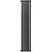 Вертикальний радіатор Navin Calidum 2-8 Black 02-254004-3818 (38x180, чорний муар), Колір виробника: чорний муар, фото 