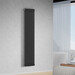 Вертикальний радіатор Navin Calidum 2-8 Black 02-254004-3818 (38x180, чорний муар), Колір виробника: чорний муар, фото , изображение 3