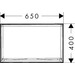 Умивальник Hansgrohe Xuniva Evo E 60326670 (65x40 см, чорний матовий), Колір виробника: чорний матовий, фото , изображение 3