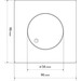 Терморегулятор для електричної теплої підлоги Navin EH84BM-16A (24-660171-0240, чорний матовий), Колір виробника: чорний матовий, фото , изображение 4