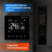 Терморегулятор для котла Navin WT100 B-3А (24-204273-8686, чорний глянсовий, з Wi-Fi та зовнішнім датчиком температури), фото , изображение 4