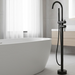 Смеситель для ванны Devit Flow Black Matt 550538B (черный матовый, напольный), Цвет производителя: черный матовый, фото 2