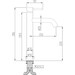 Змішувач для умивальника Devit Flow Chrome 550536C (хром, високий), Колір виробника: хром, фото , изображение 4