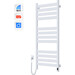 Електрична рушникосушарка Navin Largo Sensor Wi-Fi 12-844155-5012 (500x1200, біла, ліва, сенсорна, з таймером), Доступні розміри: 500 x 1200, Колір виробника: білий глянець, Підключення рушникосушарки: ліве, фото , изображение 2