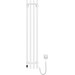 Електрична рушникосушарка Navin Levante Sensor 12-857053-2112 (210x1200, білий оксамит, права, сенсорна, з таймером), Доступні розміри: 210 x 1200, Колір виробника: білий глянець, Підключення рушникосушарки: праве, фото , изображение 2