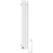 Електрична рушникосушарка Navin Levante Sensor 12-857053-2112 (210x1200, білий оксамит, права, сенсорна, з таймером), Доступні розміри: 210 x 1200, Колір виробника: білий глянець, Підключення рушникосушарки: праве, фото 
