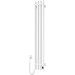 Електрична рушникосушарка Navin Levante Sensor 12-857153-2112 (210x1200, білий оксамит, ліва, сенсорна, з таймером), Доступні розміри: 210 x 1200, Колір виробника: білий глянець, Підключення рушникосушарки: ліве, фото 