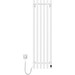 Електрична рушникосушарка Navin Levante Sensor 12-857153-3312 (330x1200, білий оксамит, ліва, сенсорна, з таймером), Доступні розміри: 330 x 1200, Колір виробника: білий глянець, Підключення рушникосушарки: ліве, фото , изображение 2