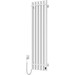 Електрична рушникосушарка Navin Levante Sensor 12-857153-3312 (330x1200, білий оксамит, ліва, сенсорна, з таймером), Доступні розміри: 330 x 1200, Колір виробника: білий глянець, Підключення рушникосушарки: ліве, фото 