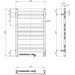 Электрический полотенцесушитель Navin Largo Sensor 10-044153-5080 (500x800, хром, левый, сенсорный, с таймером), Доступные размеры: 500 x 800, Цвет производителя: хром, Подключение полотенцесушителя: левое, фото 5