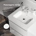 Тумба з раковиною Am.Pm X-Joy MTA-FHX0552WG-WCC0552WG (55 см, біла глянсова, підвісна), Доступні розміри: 55, Колір виробника: білий глянець, фото , изображение 7
