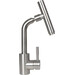 Змішувач для кухні Platinum Germece 8302 sk (SP000013133, нержавіюча сталь, з поворотним аератором), фото 