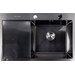 Кухонна мийка Valeso Handmade Decor PVD R SP000049738 (78x50 см, чорна, 3.0/0.8 мм, права, з дозатором та сифоном), Доступні розміри: 78 x 50 R, Колір виробника: чорний, Тип поверхні: PVD декор, фото 