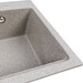 Мойка для кухни Valeso Nika 7545 (SP000046044, 75х45 см, серая матовая), Цвет производителя: серый матовый, фото 3