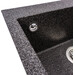 Мойка для кухни Valeso Galax 5050 (SP000049268, 50х50 см, графит), Цвет производителя: графит, фото 4