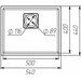Мийка для кухні Valeso Ameli 5444 (SP000051483, 54х44 см, біла з вкрапленням), Колір виробника: білий з вкрапленням, фото , изображение 7